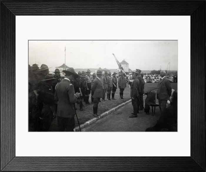 Framed Print : Scouts at a rally, Natal, South Africa Framed Print : Scouts at a rally, Natal, South Africa