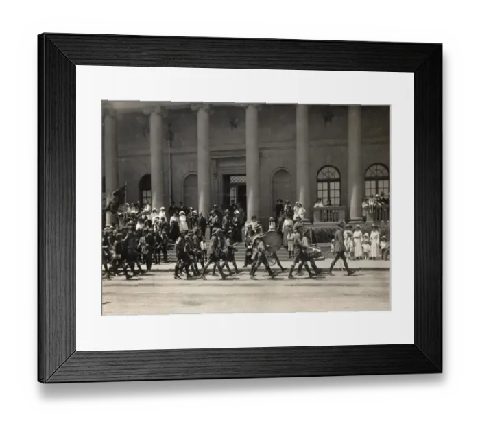 Framed Print : Scouts at a rally, Natal, South Africa Framed Print : Scouts at a rally, Natal, South Africa