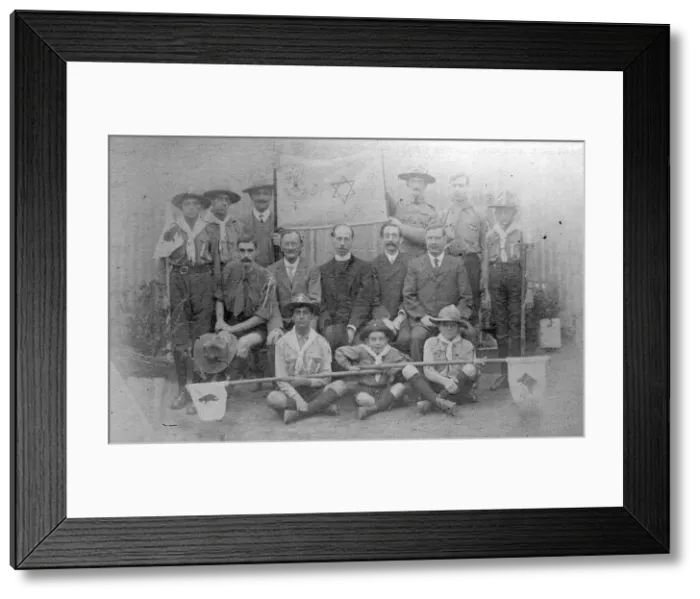 Framed Print : Group photo, No. 10 Jewish Scout Troop, South Africa Framed Print : Group photo, No. 10 Jewish Scout Troop, South Africa