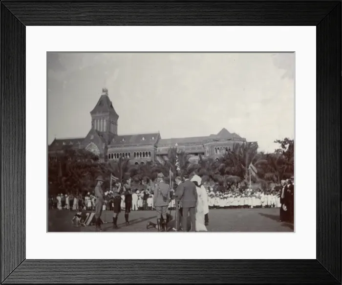 Framed Print : Presentation of Colours, No. 1 Scout Troop, Bombay, India Framed Print : Presentation of Colours, No. 1 Scout Troop, Bombay, India