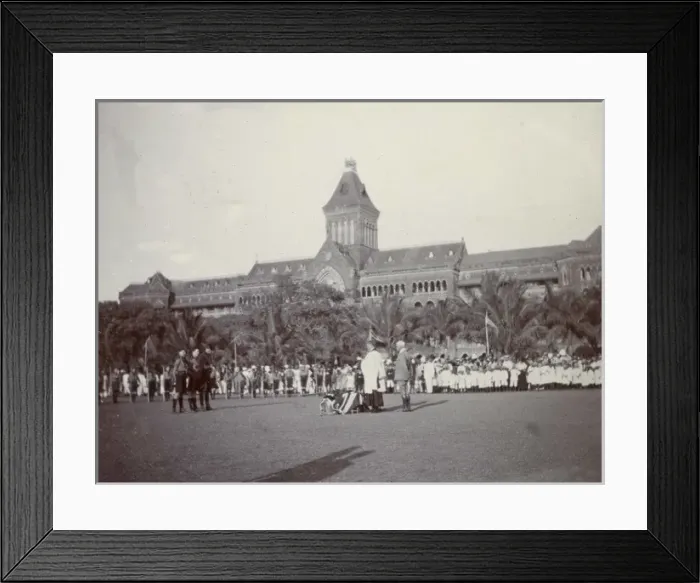Framed Print : Presentation of Colours, No. 1 Scout Troop, Bombay, India Framed Print : Presentation of Colours, No. 1 Scout Troop, Bombay, India