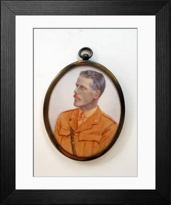 Framed Print : Officer of the 2nd County of London Yeomanry, WW1 Framed Print : Officer of the 2nd County of London Yeomanry, WW1