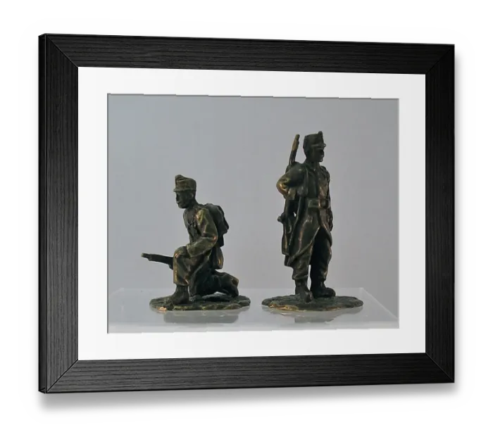 Framed Print : Two Austrian infantrymen, WW1 Framed Print : Two Austrian infantrymen, WW1