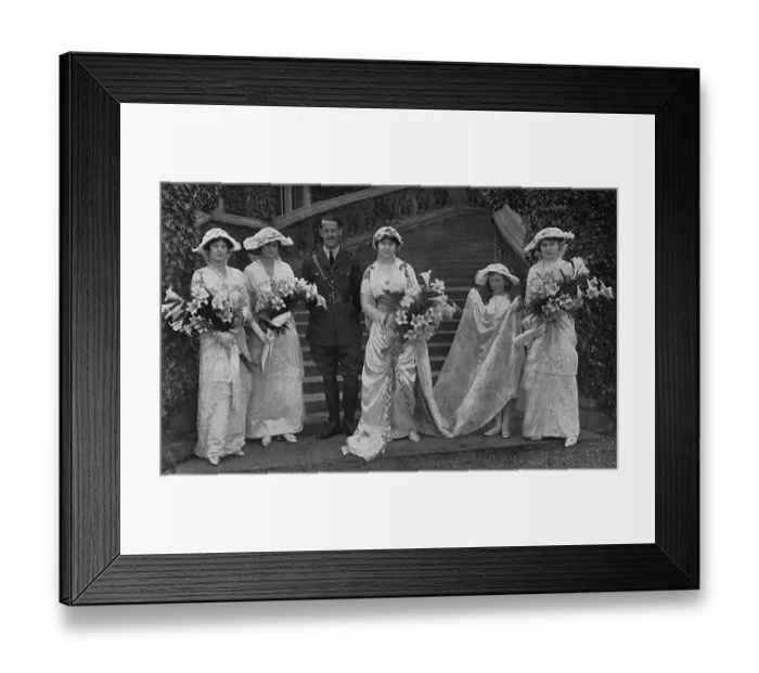 Framed Print : Forty eight hours leave to get married, WW1 Framed Print : Forty eight hours leave to get married, WW1