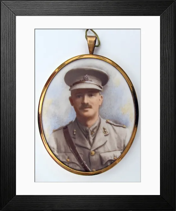 Framed Print : Miniature portrait of an Officer of the Royal Artillery Framed Print : Miniature portrait of an Officer of the Royal Artillery