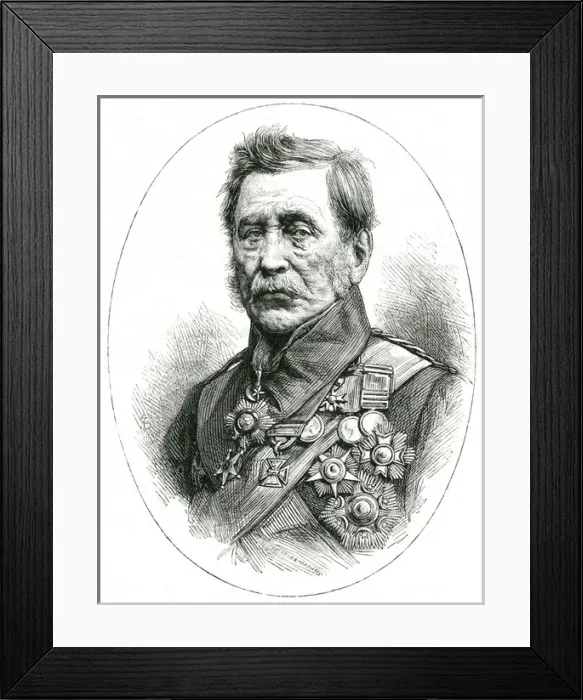 Framed Print : Sir John Fox Burgoyne Framed Print : Sir John Fox Burgoyne