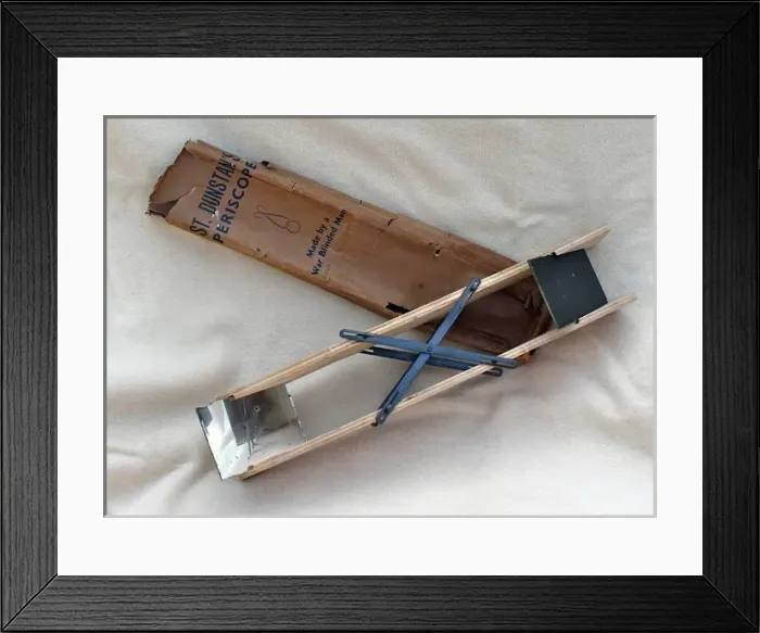 Framed Print : St Dunstans periscope made by blind patients Framed Print : St Dunstans periscope made by blind patients