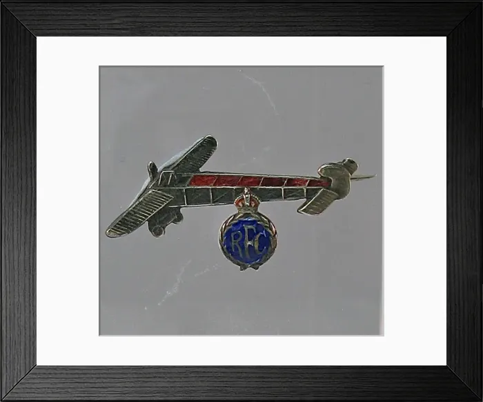 Framed Print : Royal Flying Corps Sweetheart Brooch Framed Print : Royal Flying Corps Sweetheart Brooch