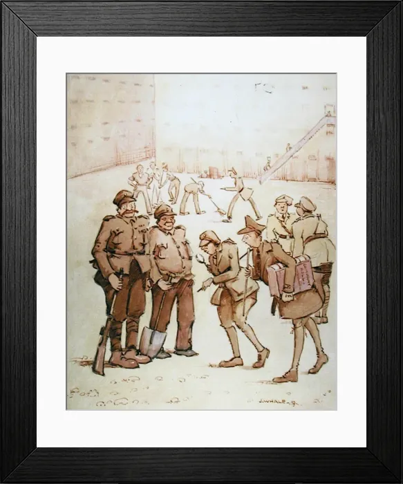 Framed Print : Inspecting the Company at The Maltings, Mistley, Essex Framed Print : Inspecting the Company at The Maltings, Mistley, Essex