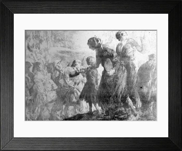 Framed Print : Wagon Post, Vaux, WW1 Framed Print : Wagon Post, Vaux, WW1