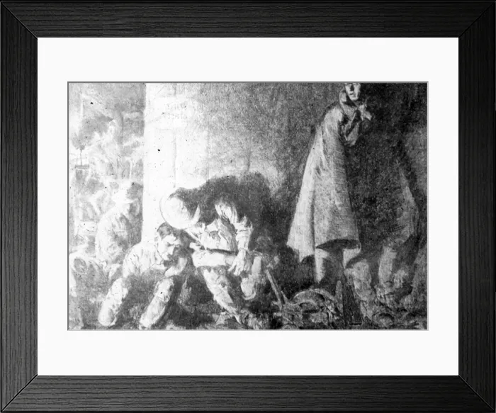 Framed Print : A Dug-Out - In the tunnels, Hill 60, August 1917 Framed Print : A Dug-Out - In the tunnels, Hill 60, August 1917