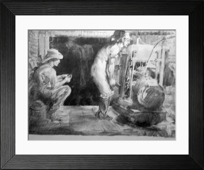 Framed Print : The Cookers - near Villers-Bretonneux, Somme, 1918 Framed Print : The Cookers - near Villers-Bretonneux, Somme, 1918
