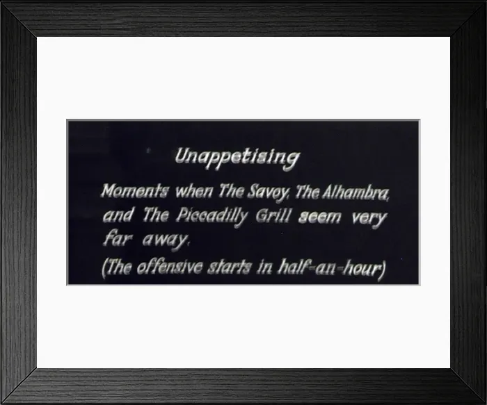 Framed Print : Unappetising Moments, WW1 Framed Print : Unappetising Moments, WW1