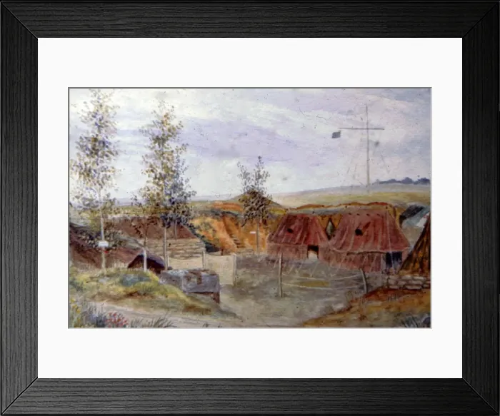 Framed Print : Ready for the 1st of July 1916 - details verso, WW1 Framed Print : Ready for the 1st of July 1916 - details verso, WW1