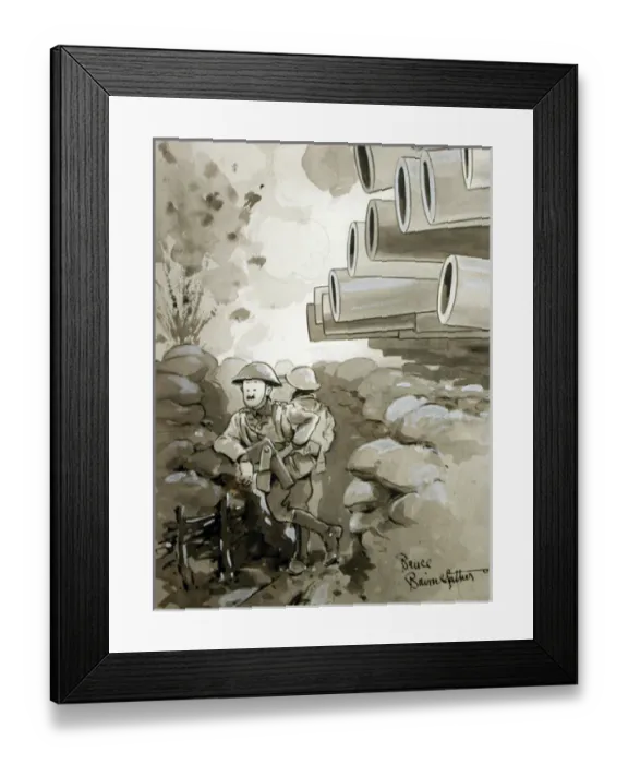 Framed Print : Unappetising Moments, WW1 Framed Print : Unappetising Moments, WW1