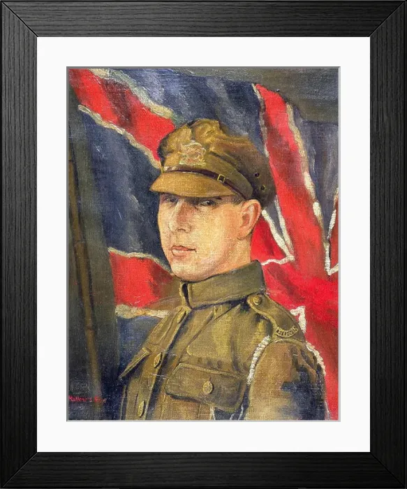 Framed Print : Soldier of the Leicestershire Regiment, All Hallows Eve, WW1 Framed Print : Soldier of the Leicestershire Regiment, All Hallows Eve, WW1