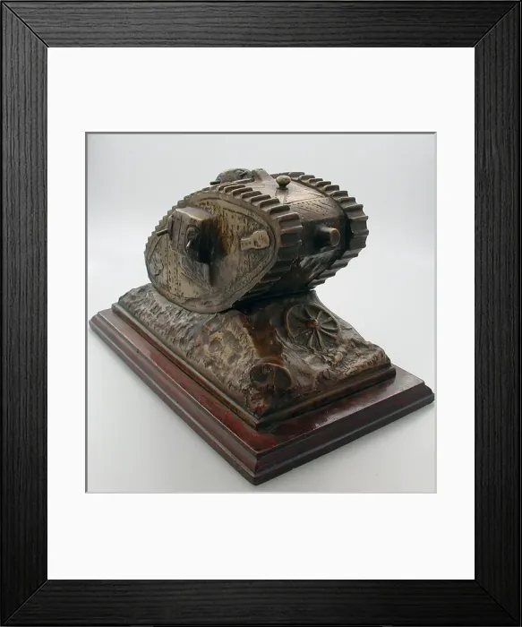 Framed Print : WWI tank inkwell Framed Print : WWI tank inkwell