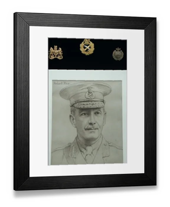 Framed Print : Major General Suspring Robert Rice - Royal Engineers Framed Print : Major General Suspring Robert Rice - Royal Engineers