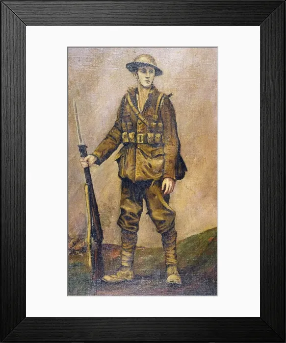 Framed Print : In a moment of victory, WW1 Framed Print : In a moment of victory, WW1
