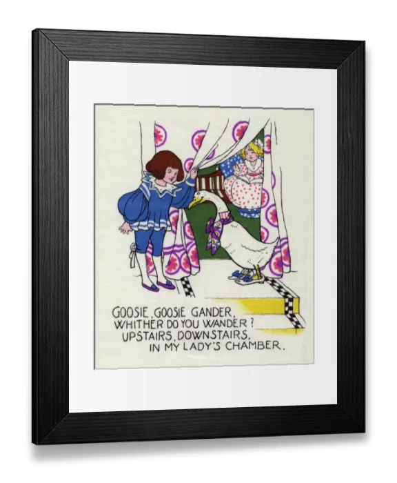 Framed Print : Goosie Goosie gander Framed Print : Goosie Goosie gander