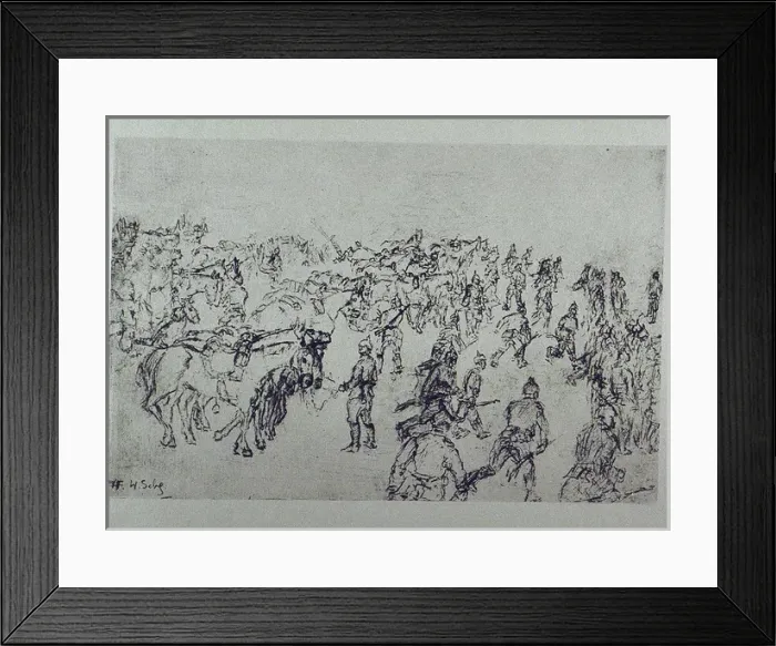 Framed Print : Folio of 97 etchings and drypoints of the Western Front, WW1 Framed Print : Folio of 97 etchings and drypoints of the Western Front, WW1