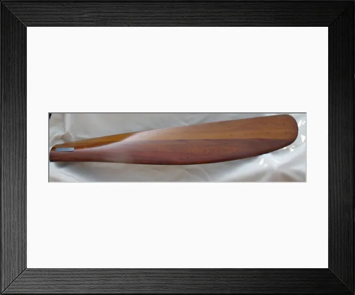 Framed Print : WWI propeller with inscribed silver plaque Framed Print : WWI propeller with inscribed silver plaque