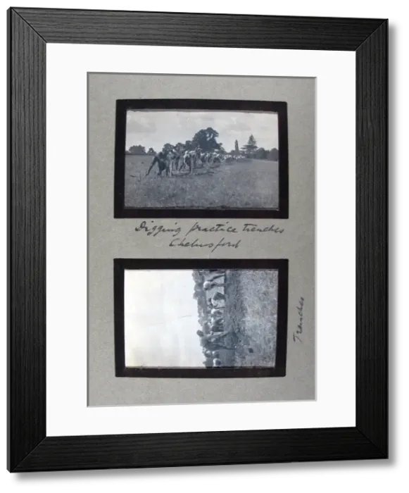 Framed Print : WWI album of Lieutenant-Colonel P Syrcold Framed Print : WWI album of Lieutenant-Colonel P Syrcold