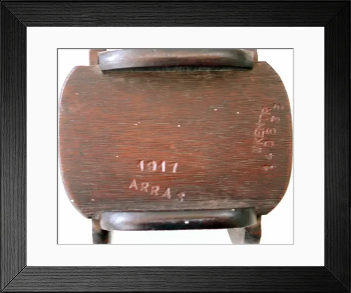Framed Print : Six-sided offertory or collecting box, WW1 Framed Print : Six-sided offertory or collecting box, WW1