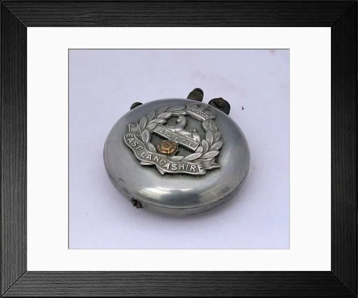 Framed Print : Lighter made from stainless steel pocket watch, WW1 Framed Print : Lighter made from stainless steel pocket watch, WW1