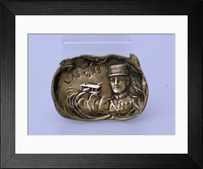 Framed Print : Souvenir ashtray - L As des As Framed Print : Souvenir ashtray - L As des As