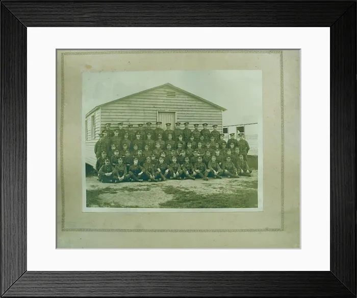 Framed Print : Photograph of A Company of a Devonshire Battalion Framed Print : Photograph of A Company of a Devonshire Battalion