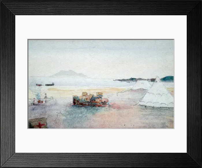 Framed Print : 89th Field Ambulance, Gallipoli, August 1915 Framed Print : 89th Field Ambulance, Gallipoli, August 1915