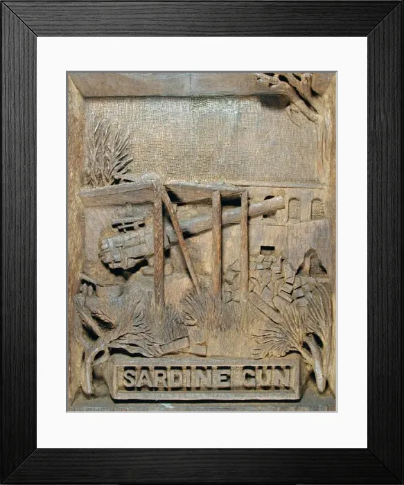 Framed Print : Sardine Gun (artillery piece) Framed Print : Sardine Gun (artillery piece)