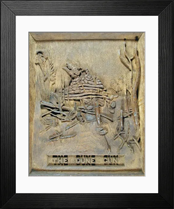 Framed Print : The Dune Gun (artillery piece) Framed Print : The Dune Gun (artillery piece)