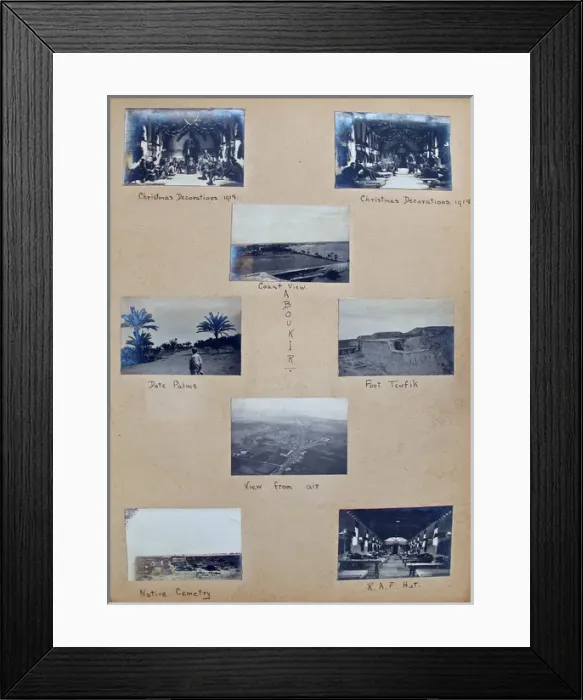Framed Print : Album - Assorted photos and postcards of Egypt & Palestine Framed Print : Album - Assorted photos and postcards of Egypt & Palestine