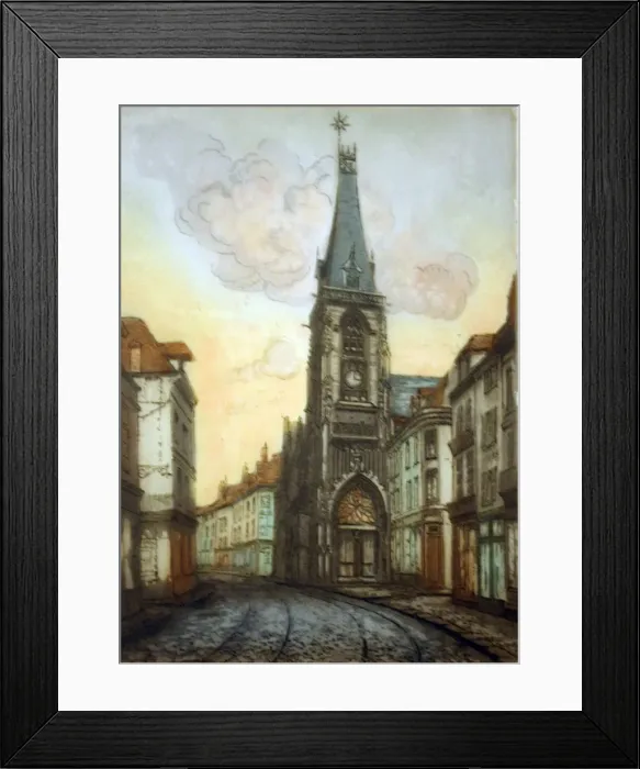 Framed Print : Amiens : L eglise St Leu Framed Print : Amiens : L eglise St Leu