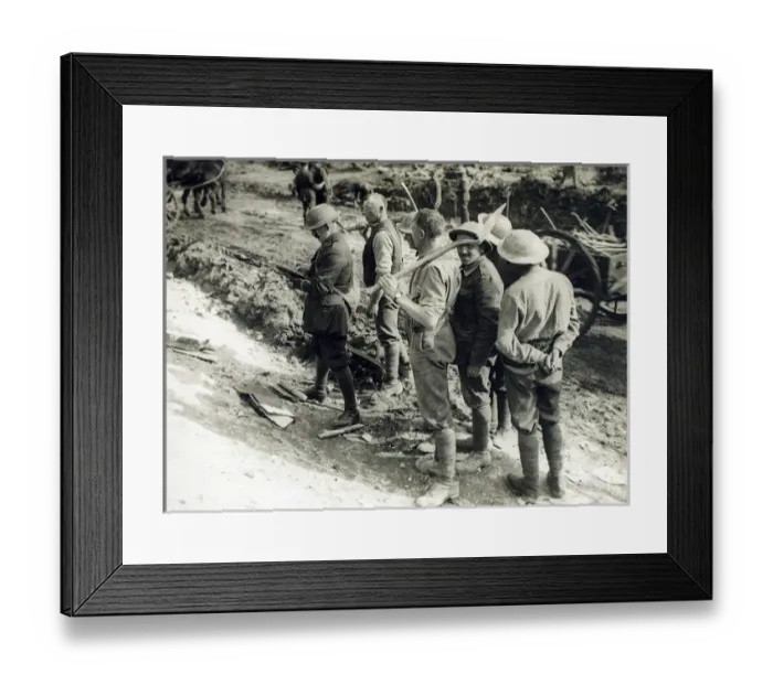 Framed Print : Sir David Muirhead Bone at Ypres, 1916 Framed Print : Sir David Muirhead Bone at Ypres, 1916