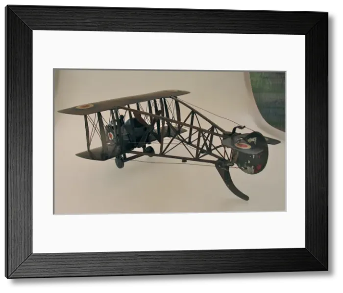 Framed Print : Model of a Royal Aircraft Factory aeroplane - FE2A Framed Print : Model of a Royal Aircraft Factory aeroplane - FE2A