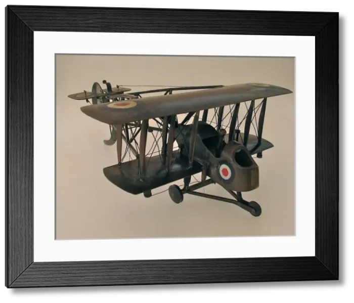 Framed Print : Model of a Royal Aircraft Factory aeroplane - FE2A Framed Print : Model of a Royal Aircraft Factory aeroplane - FE2A