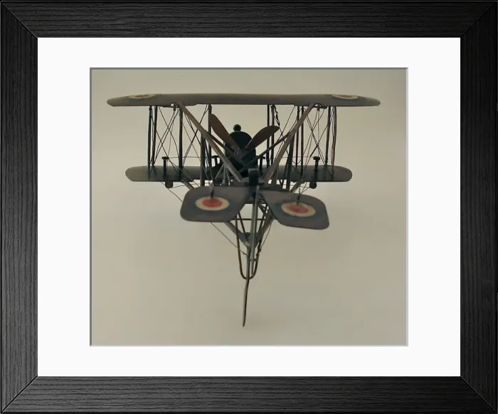 Framed Print : Model of a Royal Aircraft Factory aeroplane - FE2A Framed Print : Model of a Royal Aircraft Factory aeroplane - FE2A