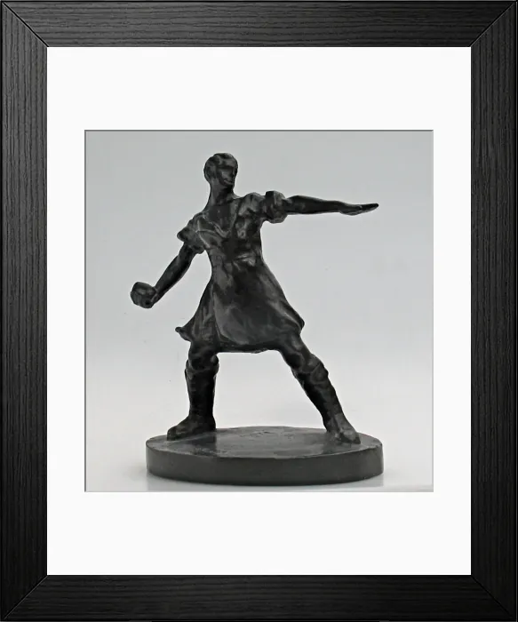 Framed Print : The Bomber - A Highlander throwing a Mills bomb Framed Print : The Bomber - A Highlander throwing a Mills bomb
