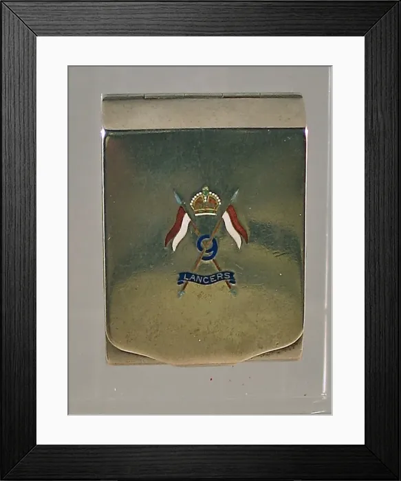 Framed Print : Silver matchbook cover Framed Print : Silver matchbook cover