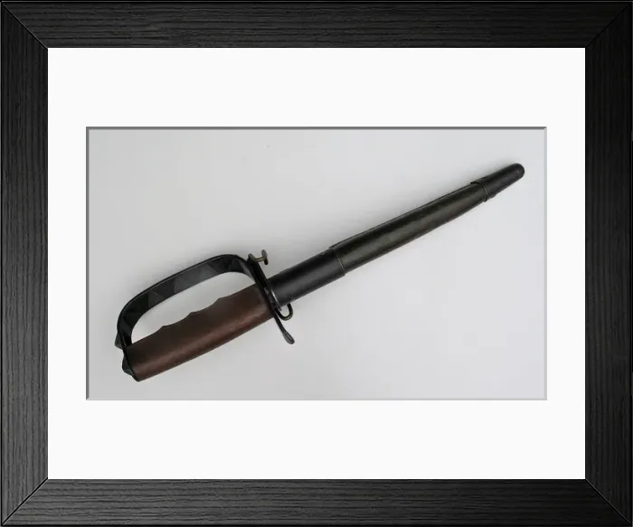 Framed Print : WWI American trench fighting dagger Framed Print : WWI American trench fighting dagger