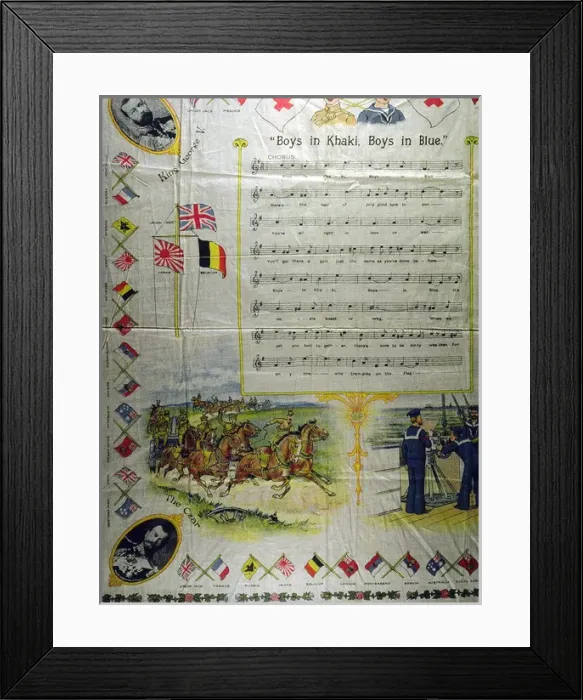 Framed Print : Words and music of Till the boys come home Framed Print : Words and music of Till the boys come home