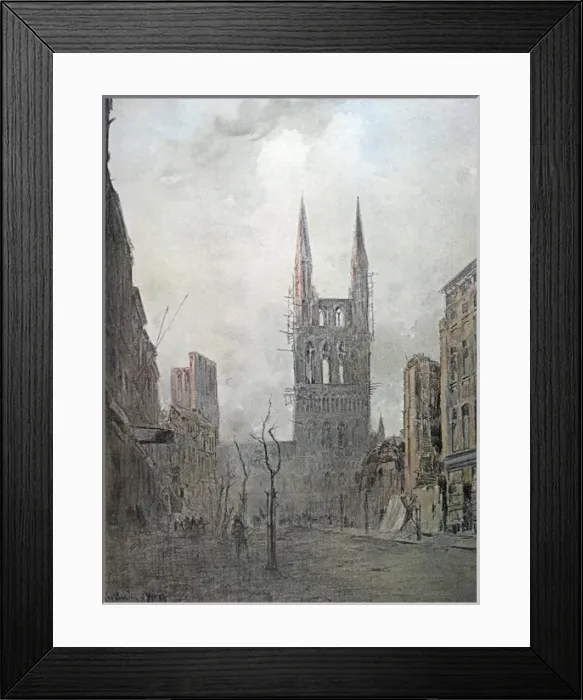 Framed Print : The British Firing Line
