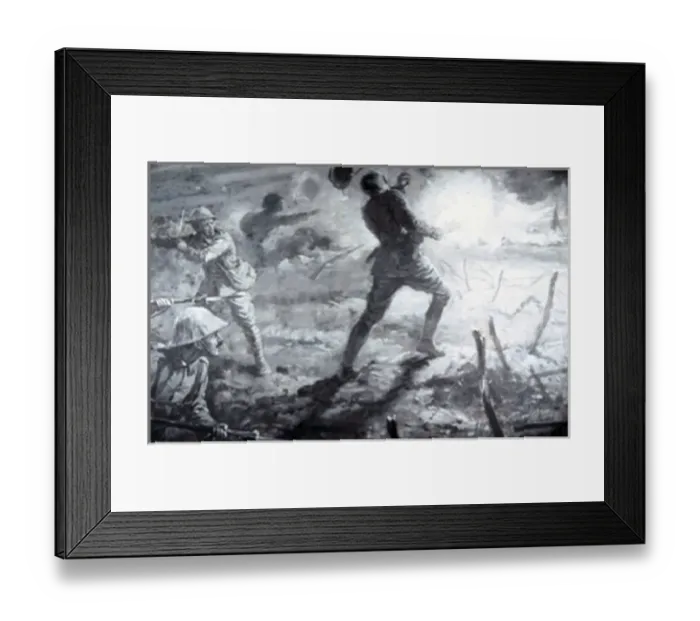 Framed Print : Lieutenant Arthur Hugh Batten-Pooll wounded Framed Print : Lieutenant Arthur Hugh Batten-Pooll wounded