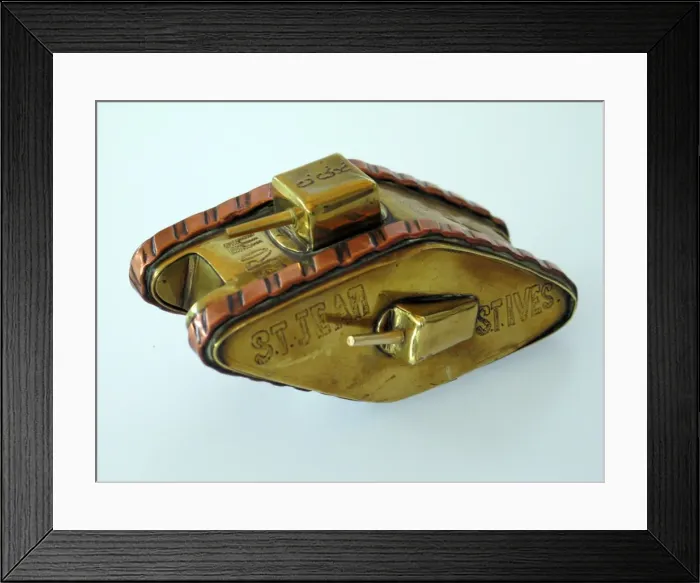 Framed Print : Model of a WWI tank Framed Print : Model of a WWI tank