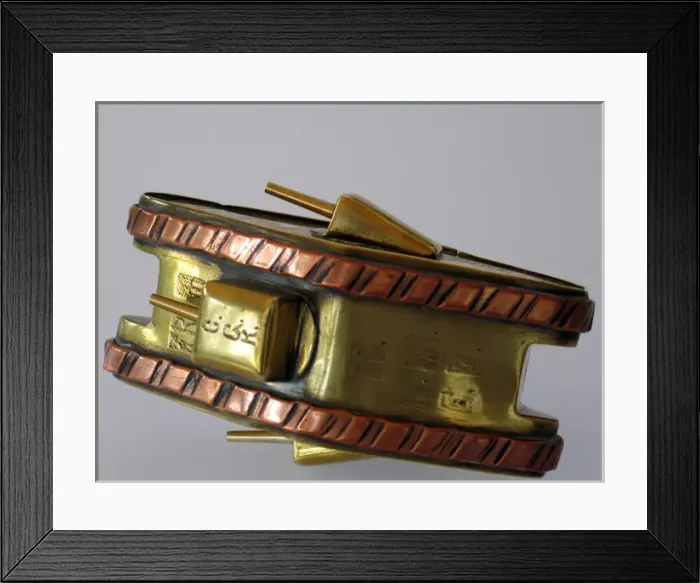 Framed Print : Model of a WWI tank Framed Print : Model of a WWI tank