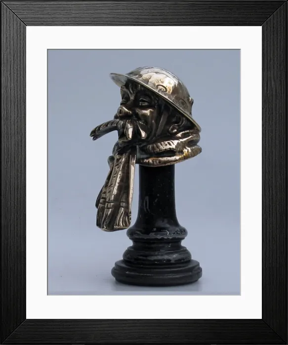 Framed Print : Old Bill car mascot Framed Print : Old Bill car mascot