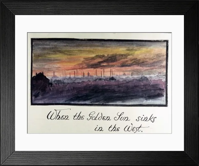 Framed Print : Skyline of Spandau from the Camp Framed Print : Skyline of Spandau from the Camp